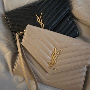 Yves Saint Laurent Cassandra Matelasse Flap Pouch